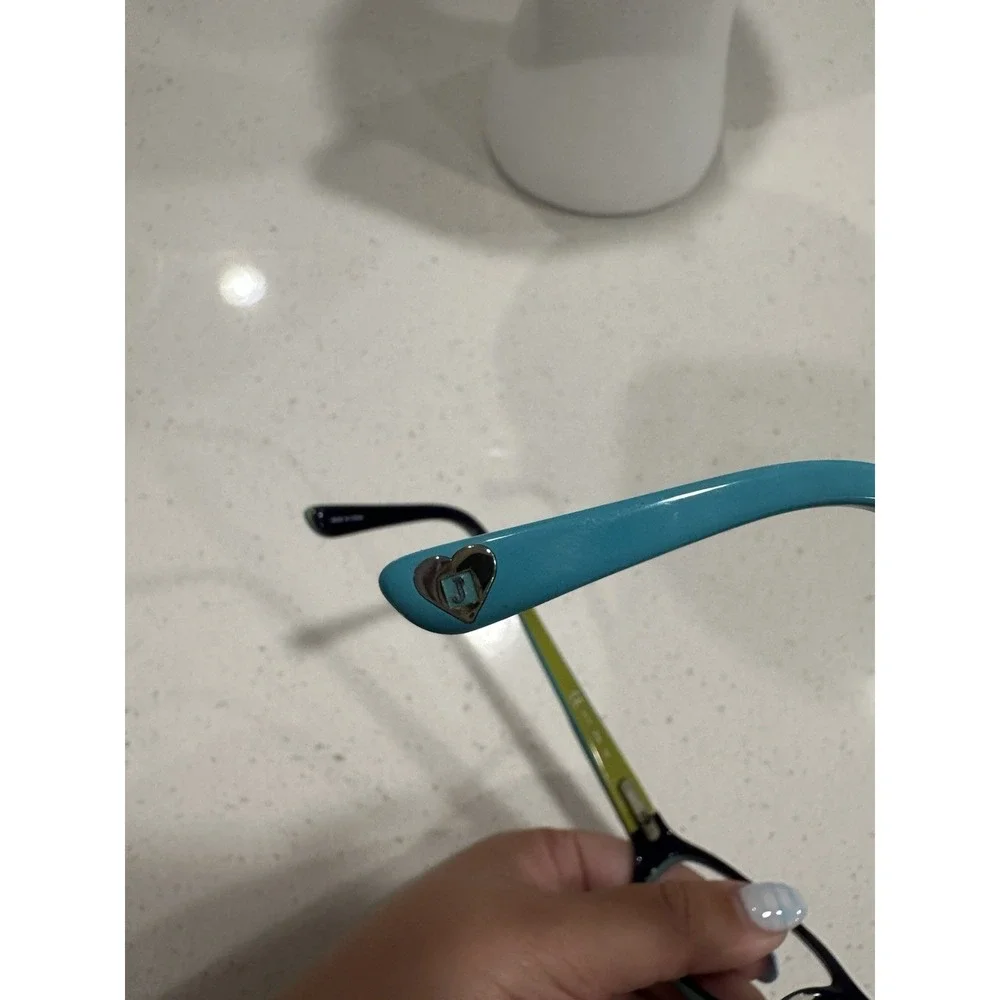 JUICY COUTURE Eyeglasses JU111‎ OP54 135 FRAMES ONLY Black/Teal/Green/ Hearts